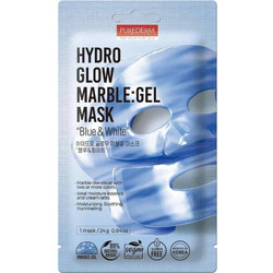 Purederm Hydro Glow Marble Gel Sheet Μάσκα Προσώπου για Ενυδάτωση & Λάμψη 24gr