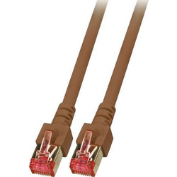 EFB Elektronik S/FTP Cat.6 Καλώδιο Δικτύου Ethernet 0.25m Brown K5517.0.25