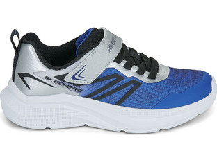 Skechers Παιδικά Sneakers Royal Blue Ασημί 404125L-NVSL