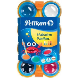 Pelikan Σετ Νερομπογιές με Πινέλο 8 Χρώματα 723122