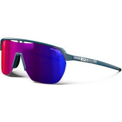 Julbo 641894 Ανδρικά Γυαλιά Ηλίου Μάσκα Κοκάλινα Μαύρα με Μπλε Φακό
