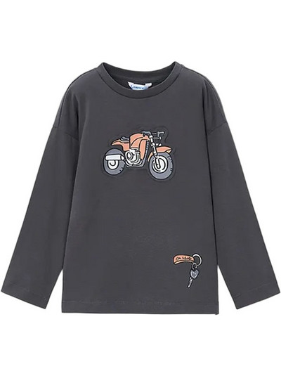 Mayoral Παιδικό T-Shirt Μακρυμάνικο Ανθρακί 16-04009-013