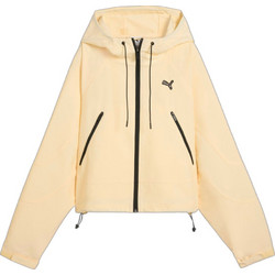 Puma Street Glam Γυναικείο Μπουφάν Softshell Μακρύ Κίτρινο 636654-88
