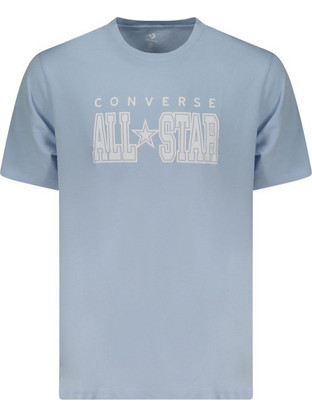 Converse Ανδρικό Αθλητικό T-Shirt Γαλάζιο CVM5T163-415