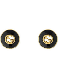 Gucci Interlocking G Γυναικεία Σκουλαρίκια Καρφωτά από Xρυσό 18K YBD78655400100U