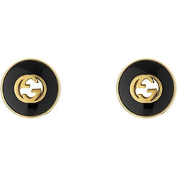 Gucci Interlocking G Γυναικεία Σκουλαρίκια Καρφωτά από Xρυσό 18K YBD78655400100U