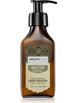 Arganicare Ricin Castor Oil Serum Μαλλιών για Επανόρθωση 100ml