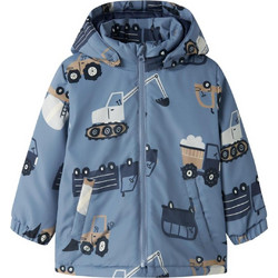 Name It Driving Παιδικό Μπουφάν Χειμωνιάτικο Softshell Αδιάβροχο Γαλάζιο 13255204