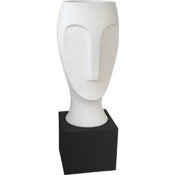 MarHome Κασπώ Πρόσωπο Δαπέδου Εσωτερικού Χώρου Fiberglass Λευκό Μαύρο 34x107cm 06-23619