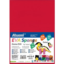 Alsuomi Αφρώδες Χαρτί Πολύχρωμο 21x29.7cm 10τμχ AL5009