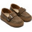 Babywalker Βαπτιστικά Loafers για Αγόρι Δερμάτινα Ανατομικά Καφέ PB4322-1