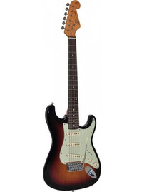 SX Guitars SST62 Ηλεκτρική Κιθάρα 3/4 ST Style με Μαγνήτες SSS & Ταστιέρα Rosewood 3-Tone Sunburst