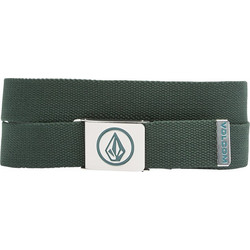 Volcom Circle Ανδρική Ζώνη Υφασμάτινη Χακί D5932102-SCB