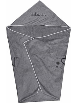 bbluv Παιδικό Πόντσο Θαλάσσης Microfiber Γκρι B0177