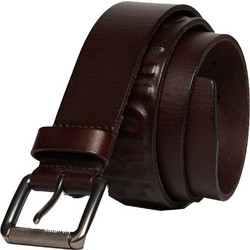 Superdry Ανδρική Ζώνη Δερμάτινη Σοκολατί Y9210007A-9HB