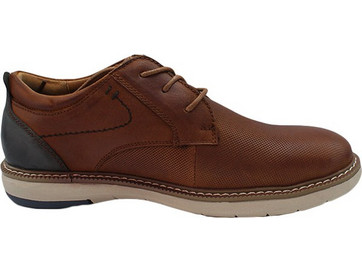 Greenstep Ανδρικά Σκαρπίνια Derby Δερμάτινα Καφέ RS19372-3