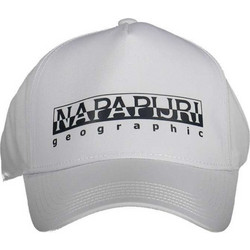 Napapijri Ανδρικό Καπέλο Jockey Υφασμάτινο Λευκό 1007103-17364
