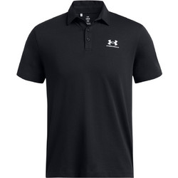 Under Armour Icon Ανδρική Αθλητική Μπλούζα Polo Μαύρη 1386608-001