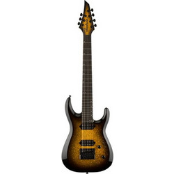 Jackson Pro Plus Ηλεκτρική Κιθάρα ST Style με Μαγνήτες HH & Ταστιέρα Ebony 7 Χορδών Gold Sparkle