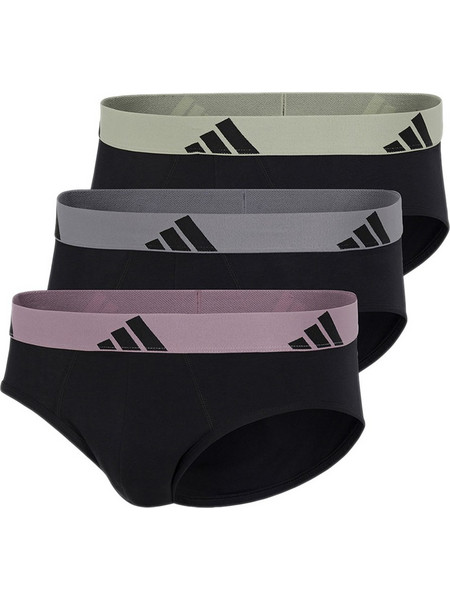 Adidas Active Flex Ανδρικά Σλιπ Βαμβακερά Μαύρα 3Pack s 4AM001-921