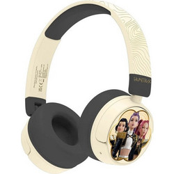 OTL KPop Demon Hunters Ασύρματα Bluetooth Παιδικά Ακουστικά On Ear Μπεζ Μαύρα