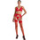 Milena By Paris Ζαρτιέρες με Δαντέλα See Through Κόκκινες 5430