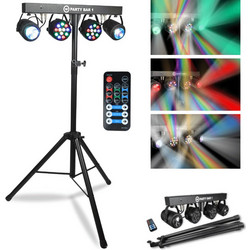 Light4me ABE00440 Φωτορυθμικό Προβολέας LED PAR DMX RGBW