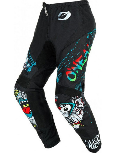 Oneal Element Rancid Junior V.24 Παιδικό Παντελόνι Μηχανής 4 Εποχών Μαύρο Λευκό