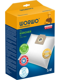 Worwo Σακούλες Σκούπας 5τμχ Συμβατές με Σκούπα Karcher