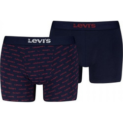 Levi's Ανδρικά Μποξεράκια Σετ 2Pack Navy Μπλε 701238012-008