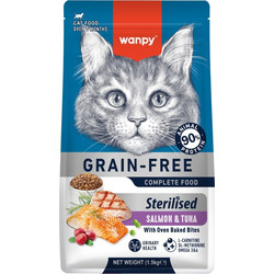Wanpy Complete Sterilised Grain Free with Salmon & Tuna 1.5kg