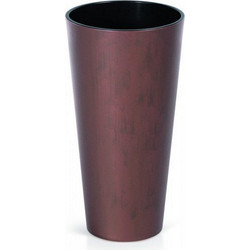 Prosperplast Tubus Corten Slim Γλάστρα Στρογγυλή Μεταλλική Μπρονζέ 40x76cm DTUS400C-7601U