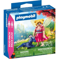 Playmobil Duo Pack Νεράιδα με Μικρό Μονόκερο για 4+ Ετών 72174