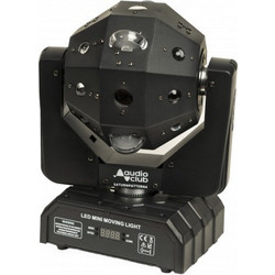 Audio Club SATURNPATTERN Φωτορυθμικό Προβολέας Beam LED DMX με Ρομποτική Κεφαλή RGBW