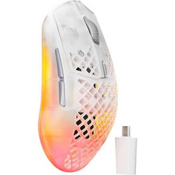 SteelSeries Aerox 3 Gen 2 Ασύρματο Gaming Ποντίκι RGB 26000 DPI Ghost