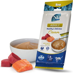 Farmina N&D Quinoa Adult Healthy & Delicious Cream with Salmon & Tuna 60gr