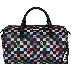 Sprayground Crazy Check D9439 Σακ Βουαγιάζ Μαύρο