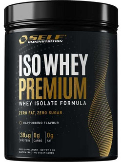 Self Omninutrition Iso Whey Premium Cappuccino Πρωτεΐνη Ορού Γάλακτος Γράμμωσης Χωρίς Λακτόζη & Γλουτένη 800gr