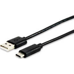 Equip 12888107 USB-A to USB-C 1m Black