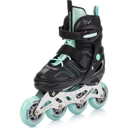 Meteor Urbo Inline Αυξομειούμενα Rollers Μαύρα Πράσινο Mint