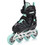 Meteor Urbo Inline Αυξομειούμενα Rollers Μαύρα Πράσινο Mint