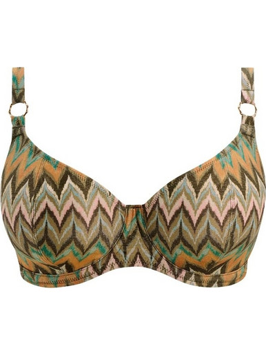 Freya Bikini Top Χακί Πορτοκαλί FIT206102-VIS