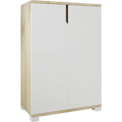 Hanah Home Παπουτσοθήκη Μοριοσανίδας Venedik Oak M60xΠ34xΥ97cm 469ORN1304