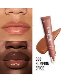 Rimmel Oh My Gloss! Butter Me Up 008 Pumpkin Spice Lip Balm Tube με Χρώμα 15ml