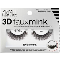 Ardell 3D Faux Mink 860 Βλεφαρίδες Ενιαίες 2τμχ MINK860
