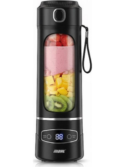 MDHL AJ-02 Φορητό Μπλέντερ για Smoothie 600ml 50W Μαύρο