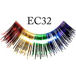 EC32 Βλεφαρίδες Ενιαίες Πολύχρωμες 2τμχ BBAY-18675