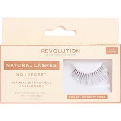 Makeup Revolution 1 Secret Βλεφαρίδες Ενιαίες 2τμχ 5057566122276