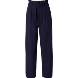 Scotch & Soda Daisy Ψηλόμεσο Υφασμάτινο Γυναικείο Παντελόνι Κανονική Εφαρμογή Navy Μπλε ULH01202F-0002