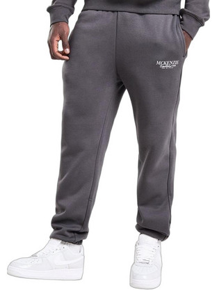Mckenzie Ανδρικό Παντελόνι Φόρμας Fleece με Λάστιχο Ανθρακί MCKTM17158064